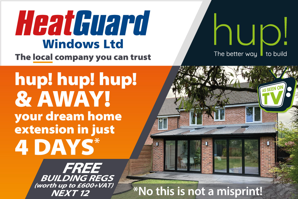 hup! hup! hup! and away